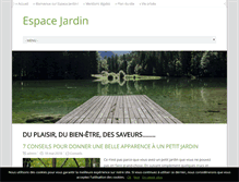 Tablet Screenshot of espace-jardin.biz